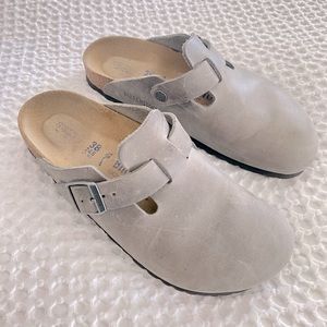 Birkenstock Boston Clogs oiled leather soft footbed